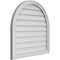 Ekena Millwork Round Top Surface Mount PVC Gable Vent w/ 2"W x 1-1/2"P Brickmould Frame, 30"W x 30"H GVPRT30X3002SN - alternate 5